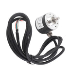 600p R Rotary Encoder, Mini Incremental Rotary Encoder 5v to 24v Ab 2phases Shaft 6mm for Industrial Automation Equipment