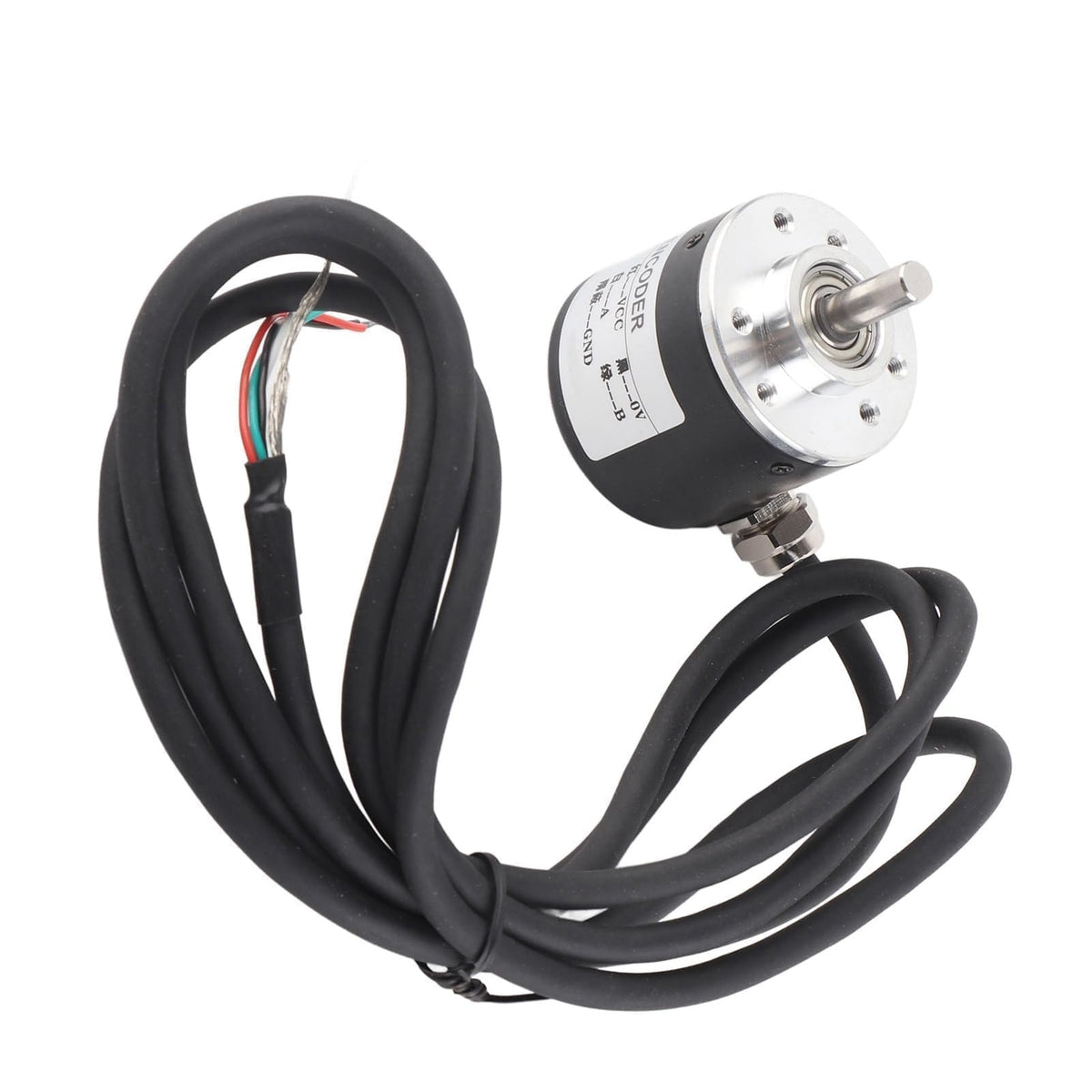 600p R Rotary Encoder, Mini Incremental Rotary Encoder 5v to 24v Ab 2phases Shaft 6mm for Industrial Automation Equipment