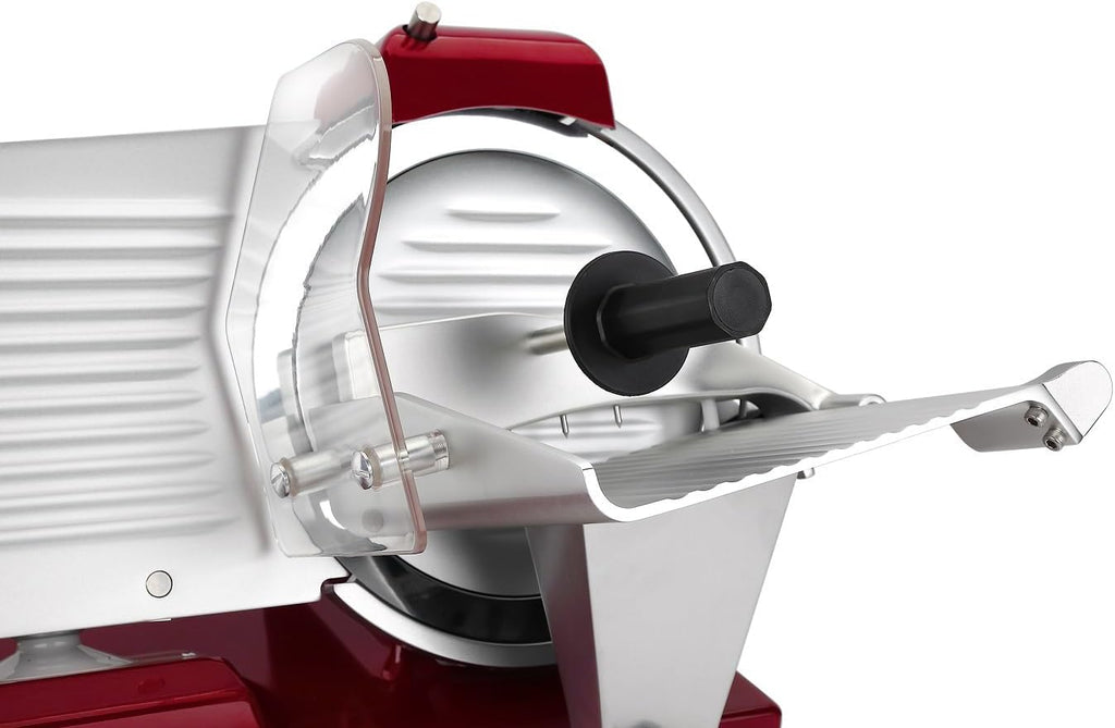 10" Electric Deli Meat Slicer, Cheese Food Slicer with Premium Chromium-plated Steel Blade, for Home and Commercial