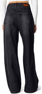 Women's High Waisted Wide Leg Stretchy Jeans