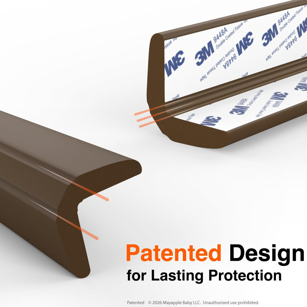 Fireplace Edge Corner Protector, Extra-Wide 9ft Edge 2 Corners