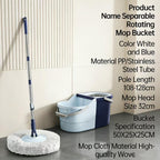 Spin Mop and Bucket Set with 4 Mop Heads