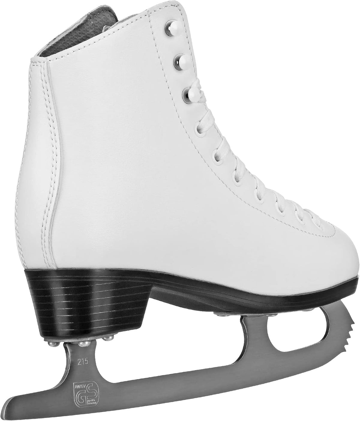 Cascade Girl's Figure Ice Skates White Size