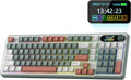 S98 Wireless Mechanical Keyboard w/Smart Display & Knob | 96% Top Mount RGB Gaming Keyboard BT/2.4G/USB-C, 5-Layer