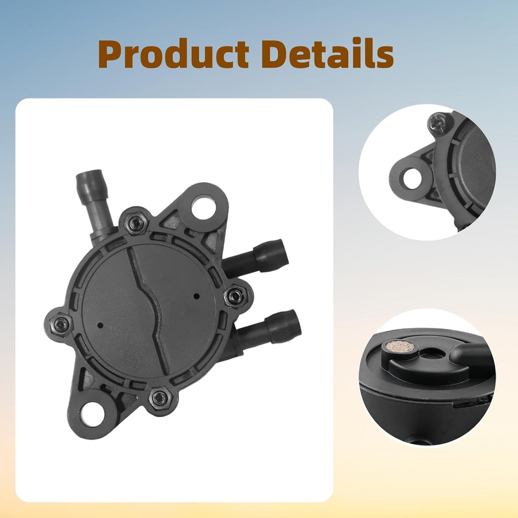 Fuel Pump with Fuel Filter Replacement for John Deere D155 D125 D105 D170 D160 D150 D140 D130 D120 D110 D100 LA175 LA165 LA155 LA145 LA135 LA125 LA115 LA105 LA150 LA140 LA130 LA120 Lawn Tractor