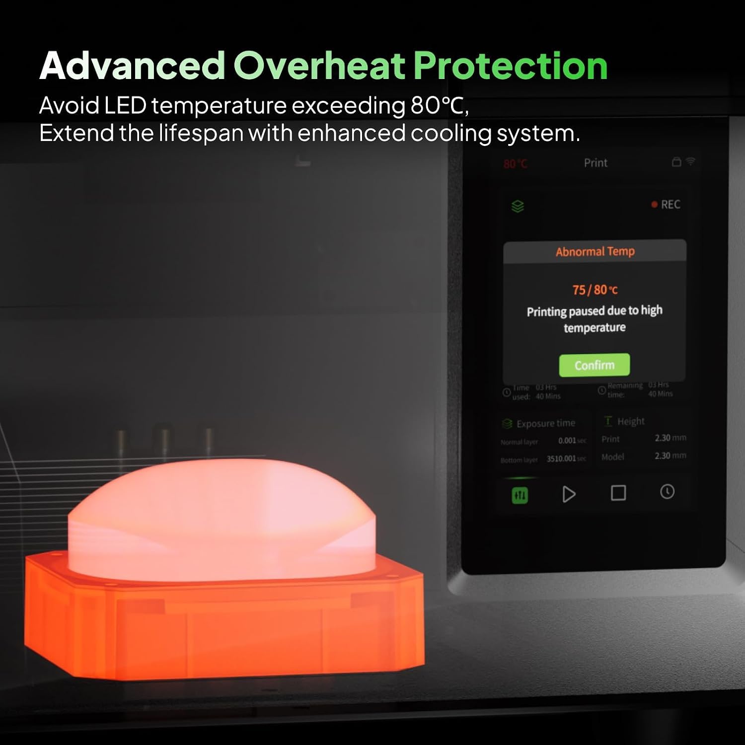 Mars 5 MSLA Resin 3D Printer, Resin Printer for Beginner | Auto-Leveling, Smart Mechanical Sensor, Overheat