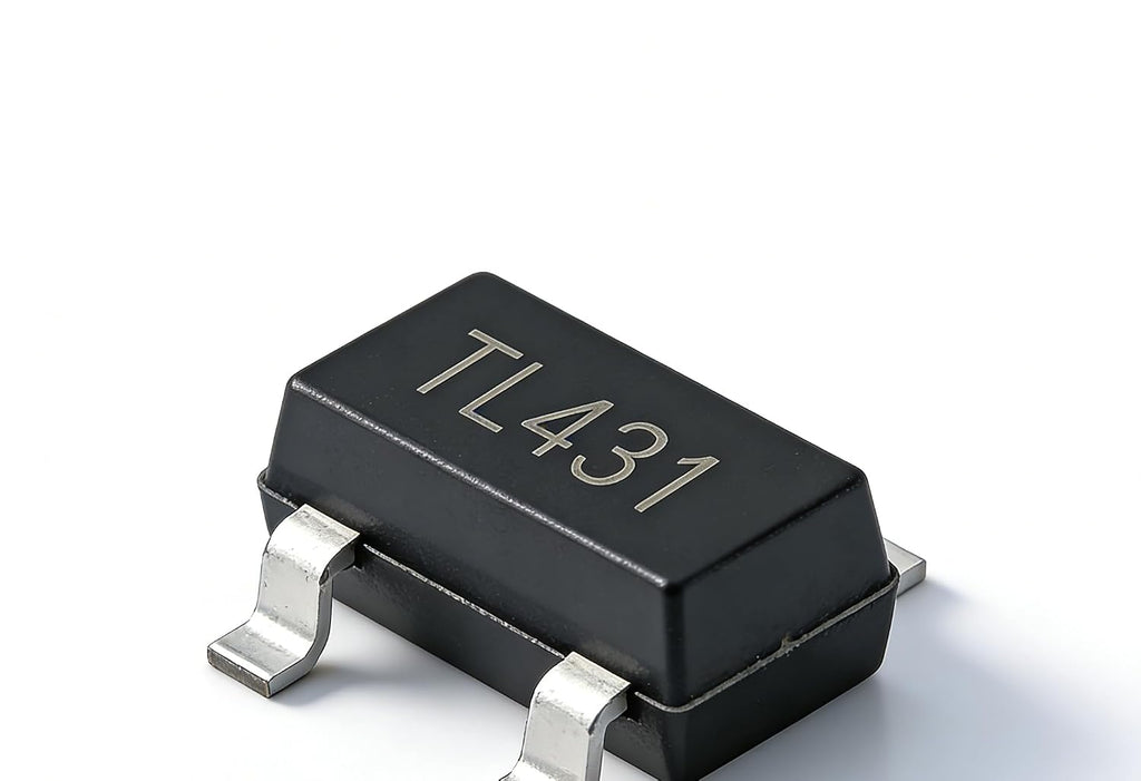100PCS TL431 Adjustable Precision Shunt Regulator IC, SOT-23 SMD, 2.5V-36V Adjustable Output, 37V Working Voltage, ±1% Voltage Reference
