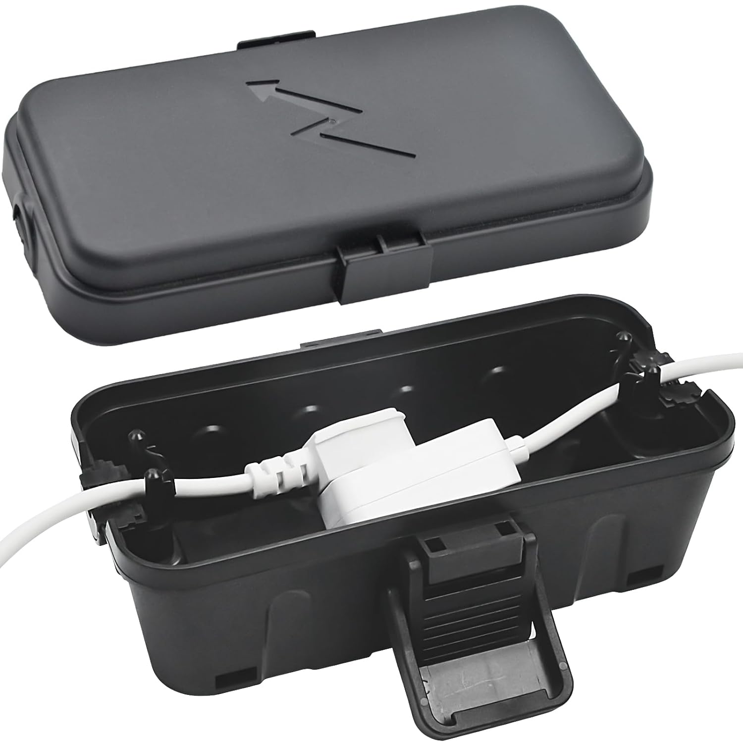 Small Weatherproof Electrical Connection Box(Inner 5.5 x 3 x 2.2inch),Outdoor Electrical Box,Waterproof Extension