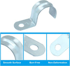 1" EMT Conduit Clamp Rigid Pipe Straps, 25Pcs