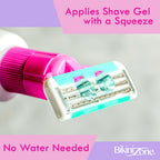 Flow Razor 1 oz Anti-Bump Shave Gel Refills, 3 Ct