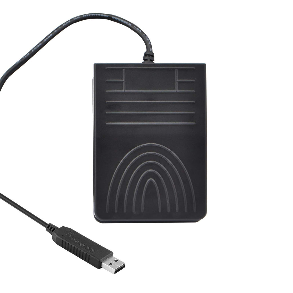 [Upgraded] iKKEGOL USB Foot Pedal Switch Video Game PC Hands Free Footswitch One Key Control Program Computer Mouse Keyboard HID with 2M Cable