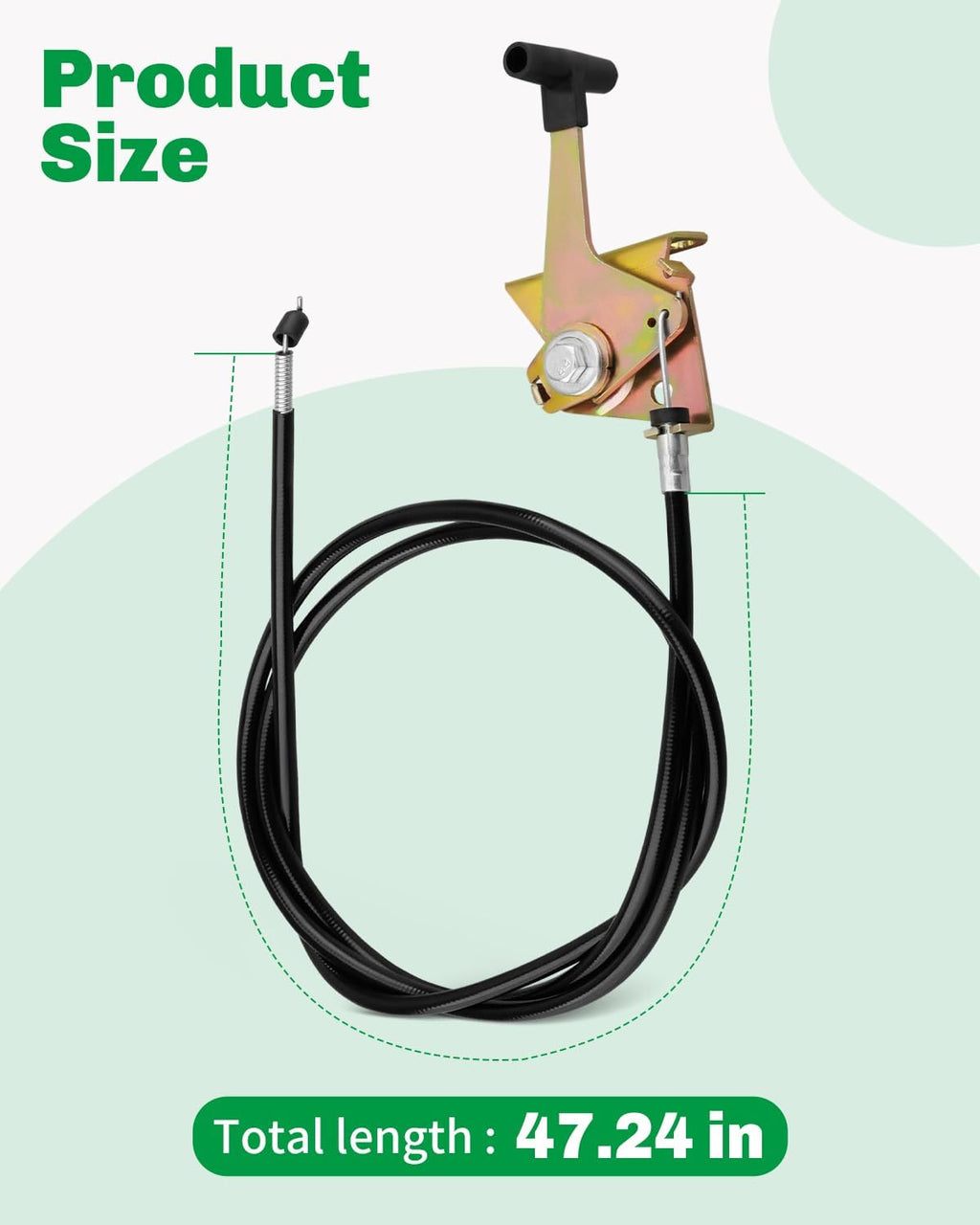135-5260 Throttle Cable Fit for Exmark Z-Spray 3624 4230 4230XL 4630 4630XL 4640 5260 5260XL, for Lawn Care