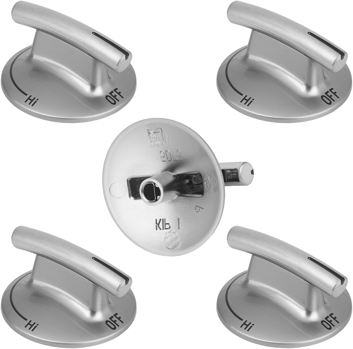 5PCS 7733P410-60 Surface Burner Knobs Replacement Compatible with Whirlpool