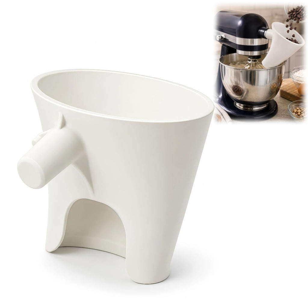 Pouring Chute Attachment compatible with KitchenAid Artisan Stand Mixer