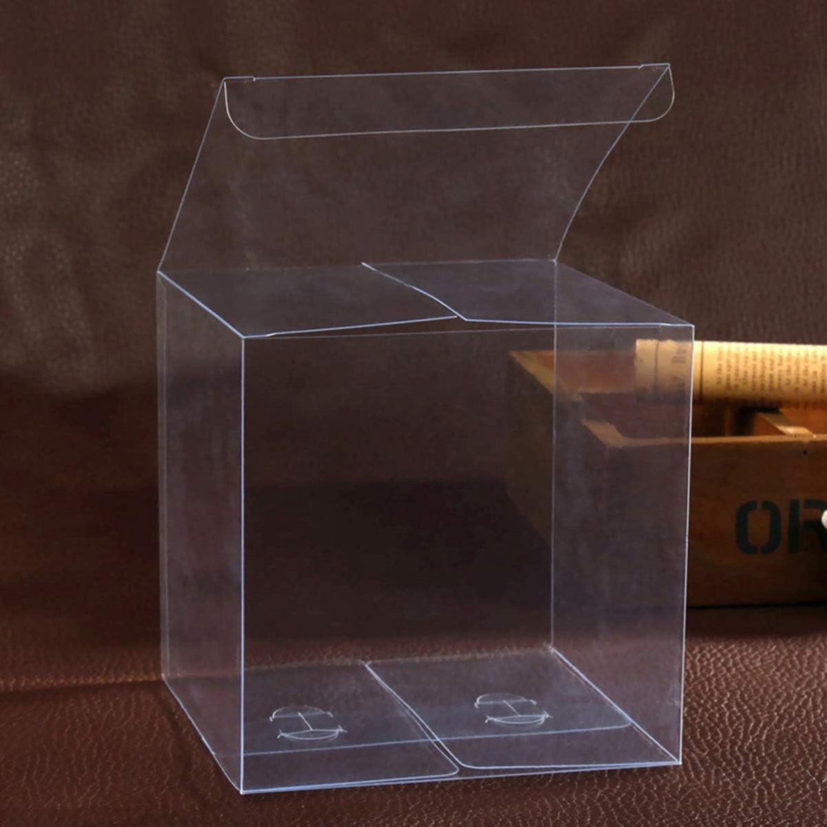 Clear Packaging Boxes 5 pcs Transparent Pvc Cube Gift Boxes 1.96 X 1.96 X 1.96 Candy Chocolate Truffles Wedding