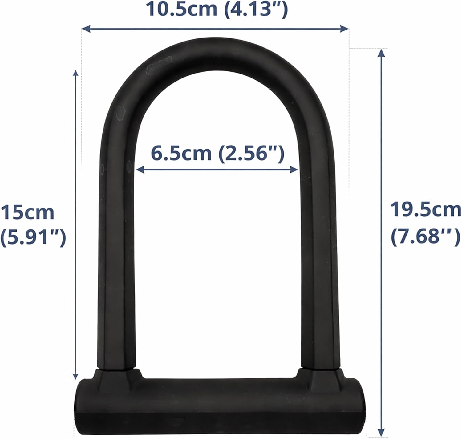 Heavy Duty Bike-U-Lock with Cable, 13.7mm Hardened Steel Anti-Theft, 3 Keys | High Security Protection; Heavy Duty