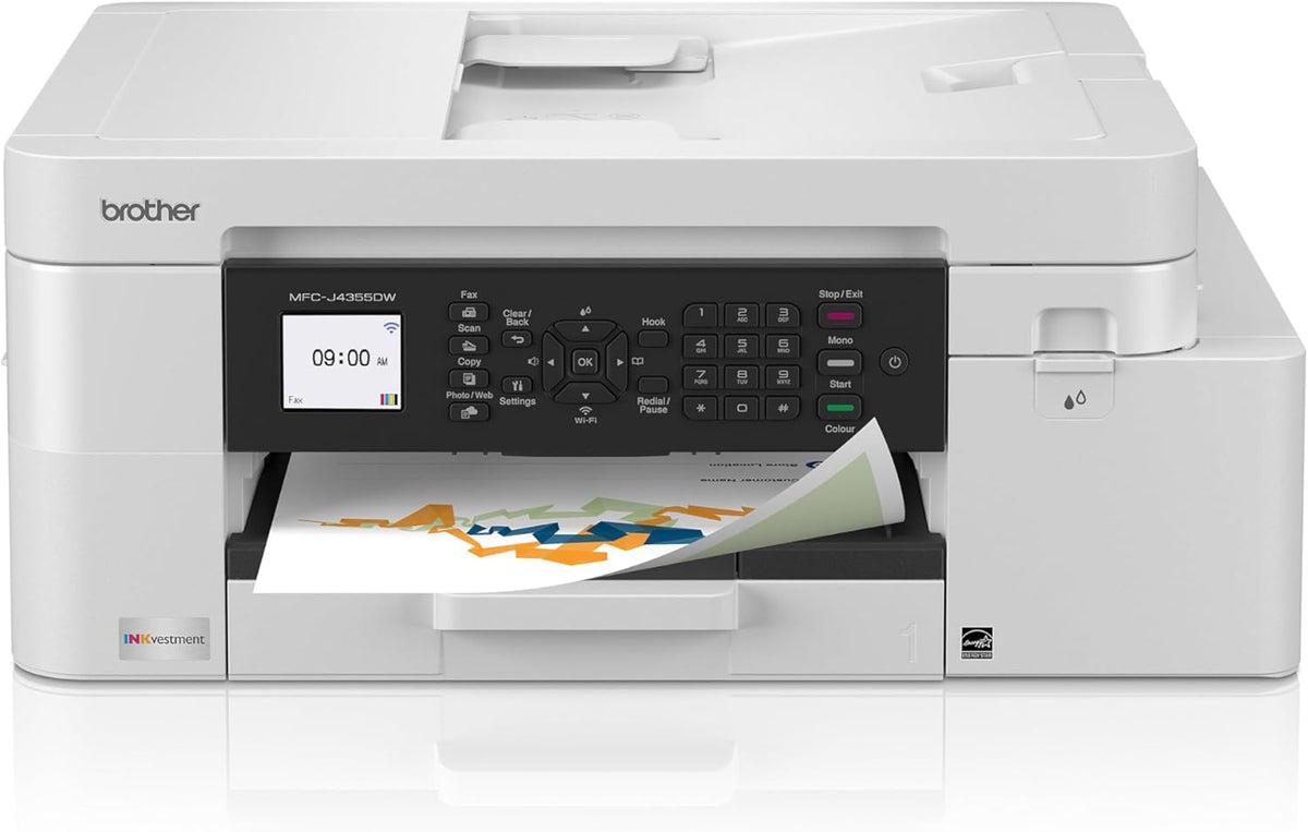 INKvestment 4355 Wireless Color Inkjet All-in-One Printer with 1.8” Color Display and Manual Feed Slot | Includes