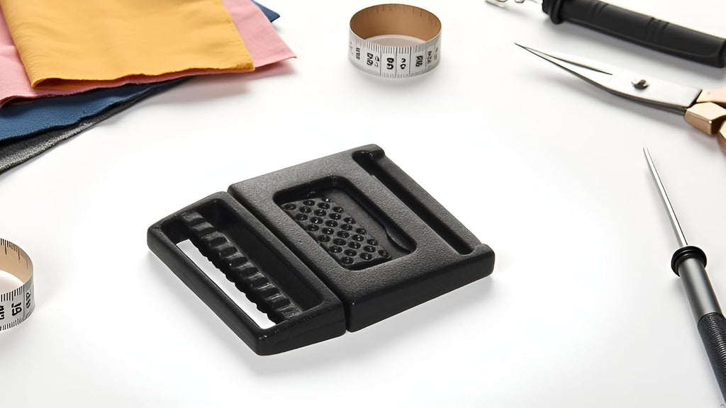 Various Sizes Black Center Release Plastic Buckle for Backpack Straps Webbing Strapping 5PCS
