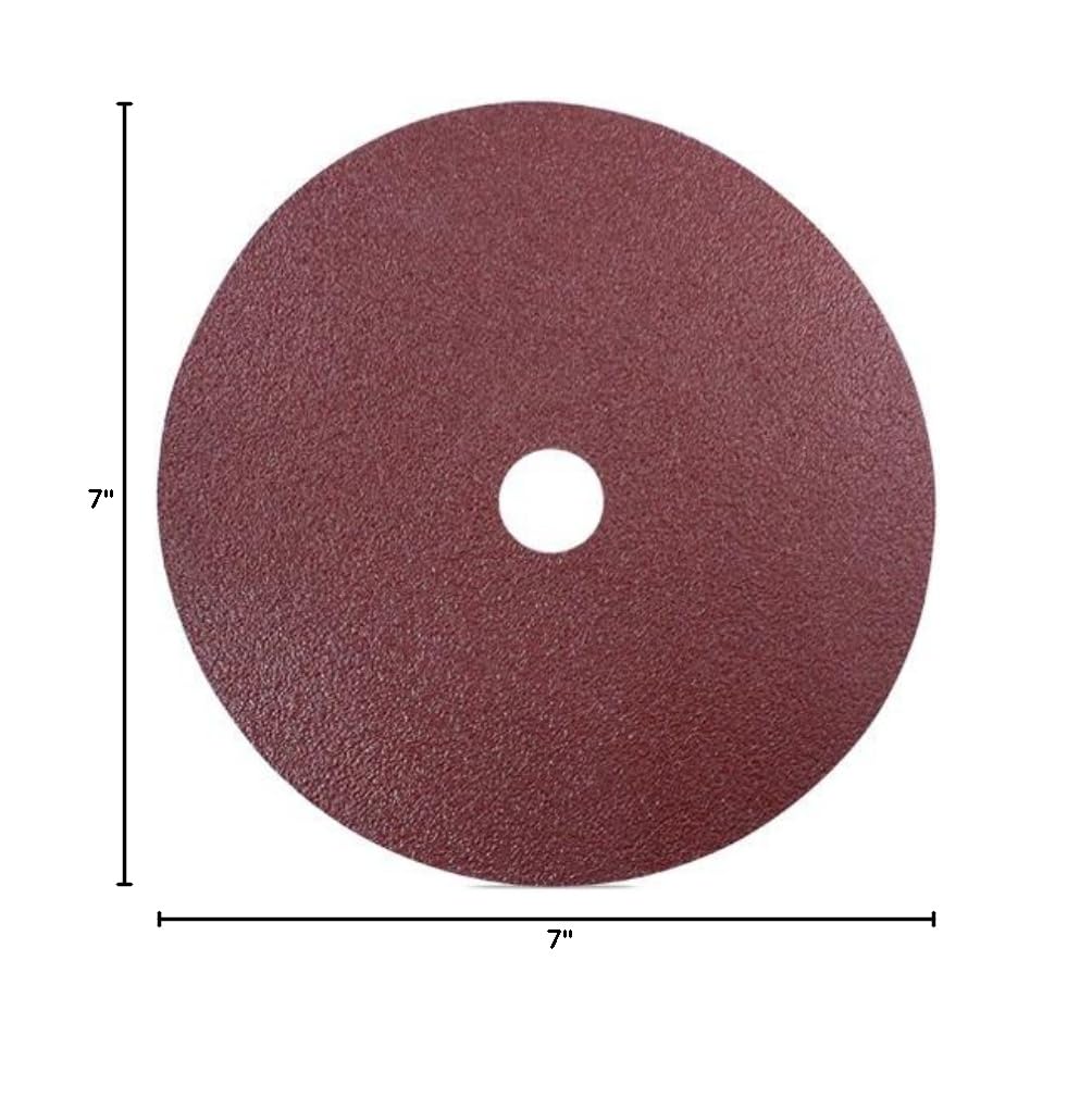 BHA 7 x 7/8 AO Resin Fiber Disc for Angle Grinder - 120 Grit - 25 Pack