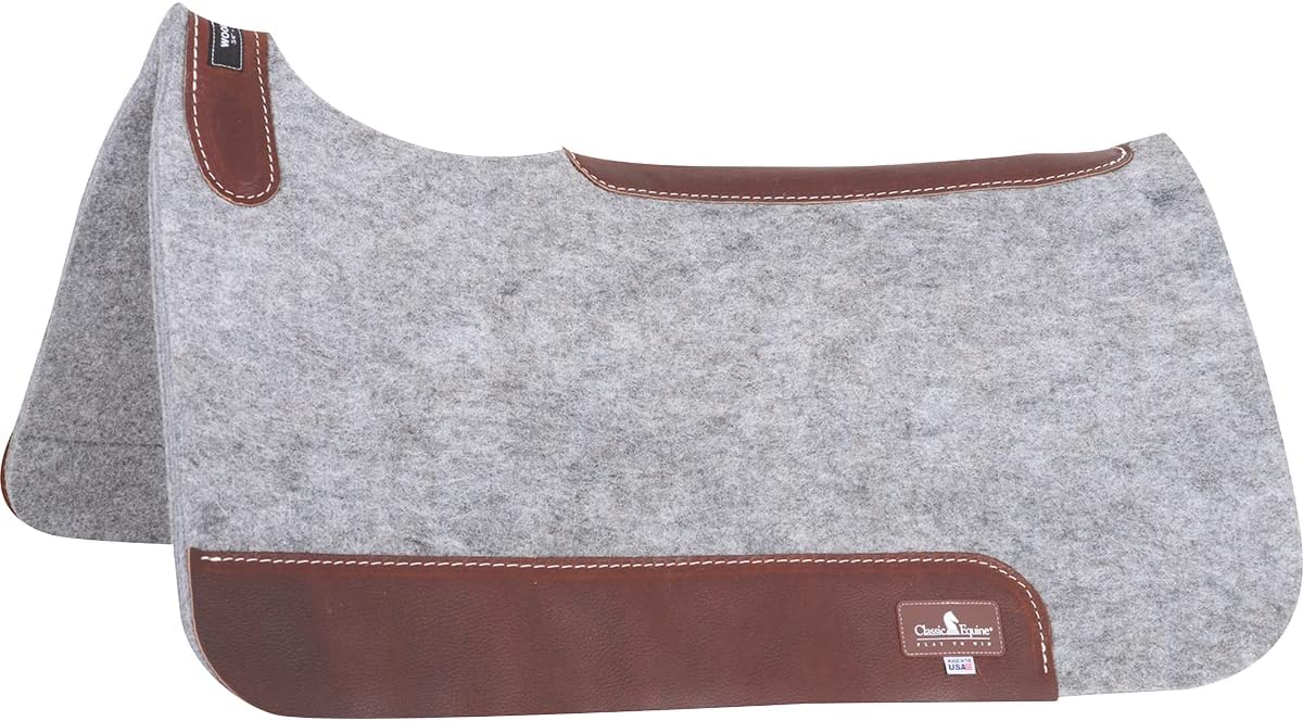 Blended Felt Saddle Pad, 1-inch Thick, 31-inch x 32-inch