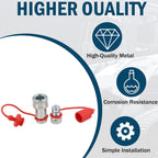 3/8" NPT Ag Hydraulic Quick Connect Coupler