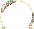 Wedding Arch 7.2FT Round Backdrop Stand Gold Circle Balloon Arch