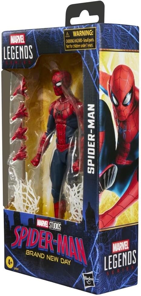 Legends Series Spider-Man, Spider-Man Day Collectible 6-Inch Action Figure Set