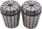 ER32 1/4 Collet Set 2pcs,Spring Collet Set for CNC Engraving Machine and Milling Lathe Tool
