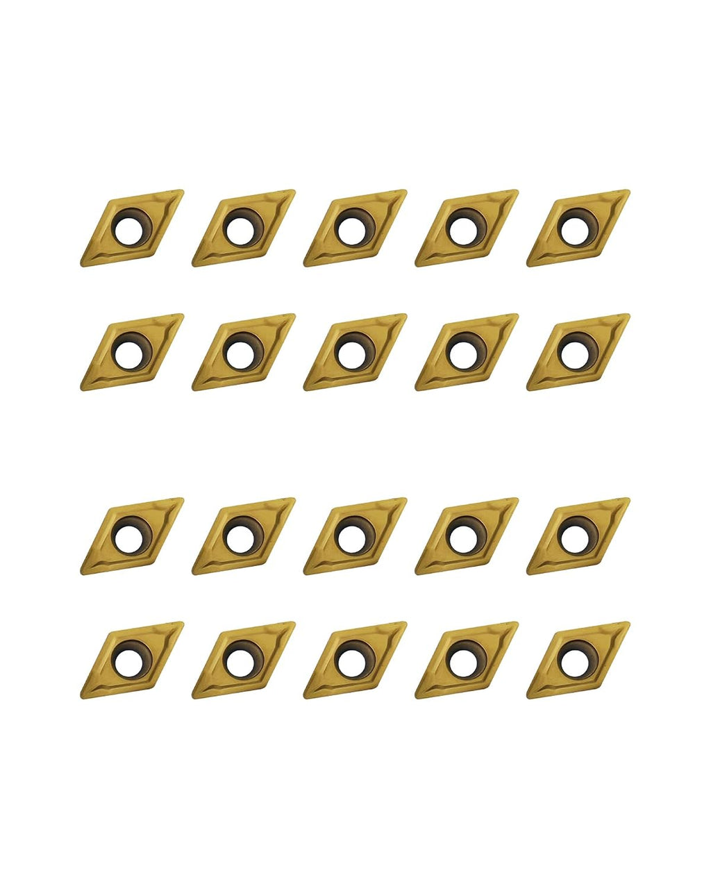 20Pcs DCMT070204 DCMT21.51 Carbide Turning Inserts
