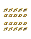 20Pcs DCMT070204 DCMT21.51 Carbide Turning Inserts