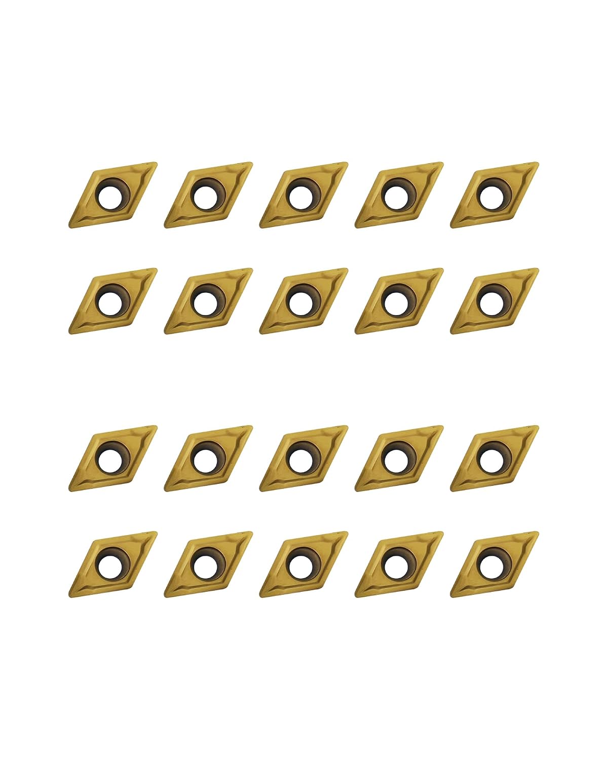 20Pcs DCMT070204 DCMT21.51 Carbide Turning Inserts
