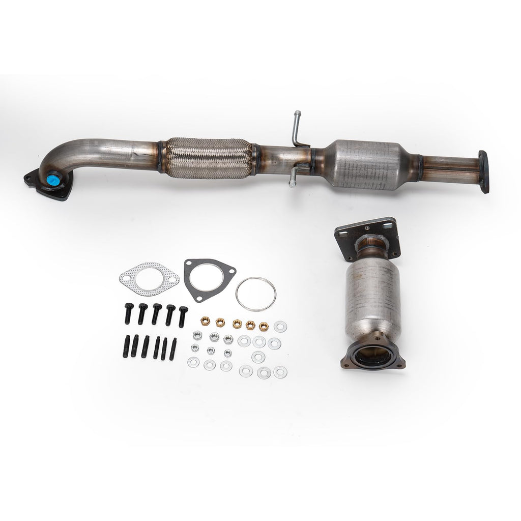 Catalytic Converter Front & Rear Compatible with Buick Verano Regal 2.4L 2012-2015, 2 Pcs Replacement Direct Fit