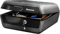 Fireproof and Waterproof Document Safe with Key Lock, Lock Box for Cash, Passport, Jewelry, Exterior: 16.5 in W x