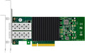 GLOTRENDS ST7268 Dual 10GbE SFP+ Network Card, Intel X520-DA2, PCIe 2.0 x8