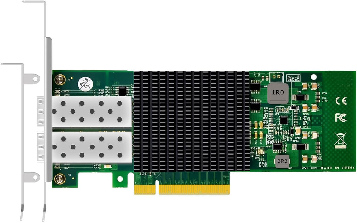 GLOTRENDS ST7268 Dual 10GbE SFP+ Network Card, Intel X520-DA2, PCIe 2.0 x8