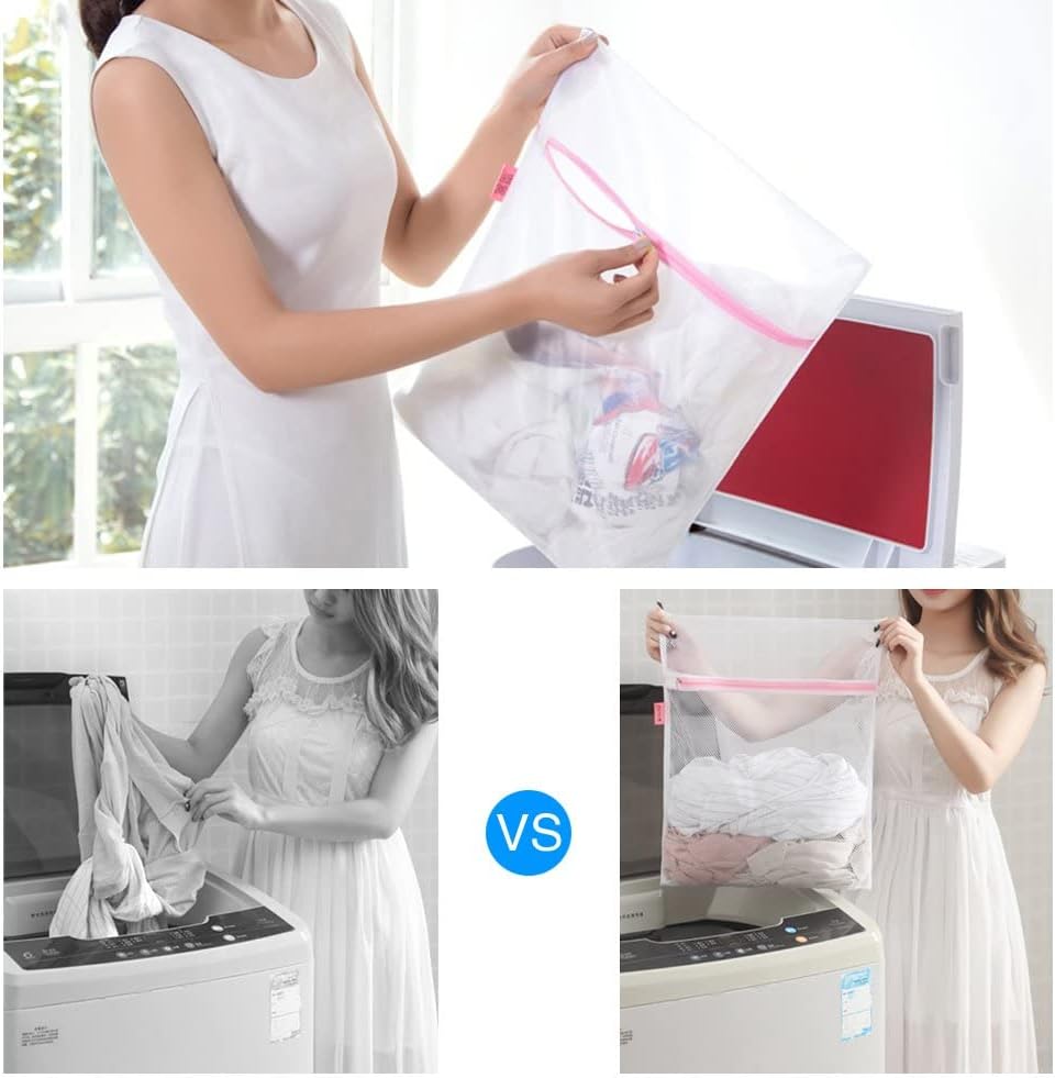Mesh Laundry Bags for Delicates Durable Protective Wash Bags | Travel Storage Bags for Intimates Lingerie, 7PCS