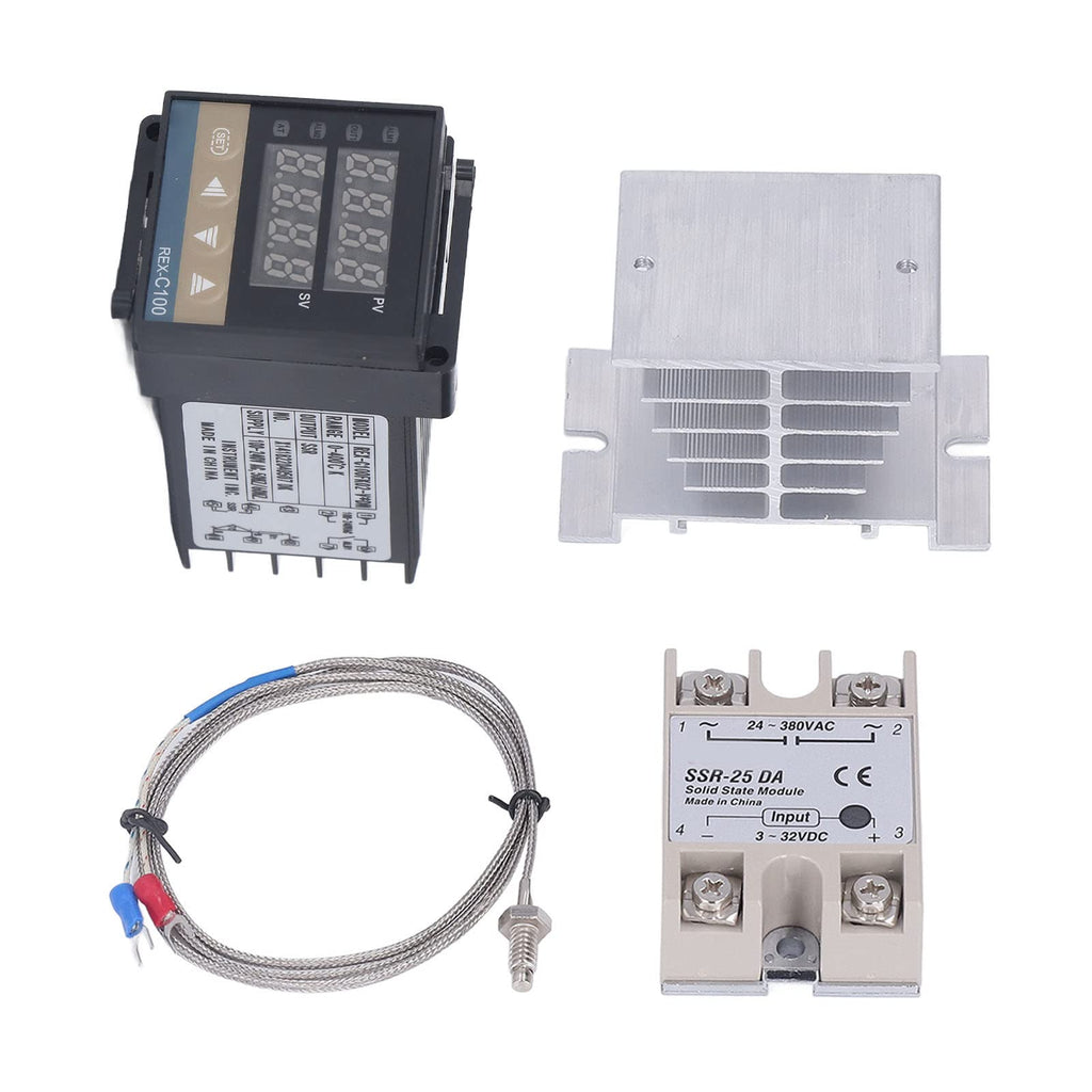 SENECESLI PID Temperature Controllers Kit 400℃ 100v 240v Precision (25A)