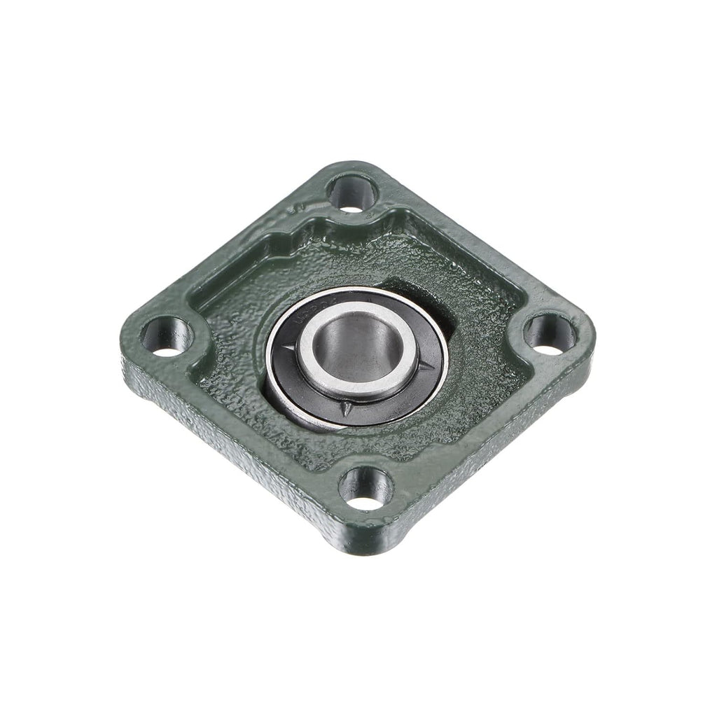 uxcell UCF204 Flange Block Bearings 20mm Bore Cast Iron Bearing Unit Set