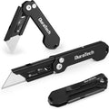 2-Pack Folding Utility Knife, Mini Box Cutter for Men Women