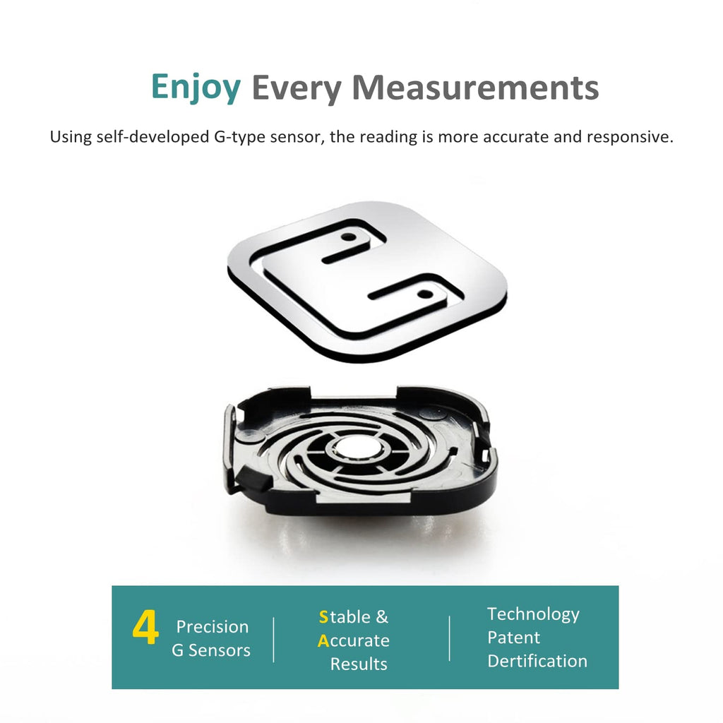 Digital Bathroom Scale for Body Weight Precision Weighing Scale | 0.2lb Increment, Max 330lb, Clear Screen, Step On