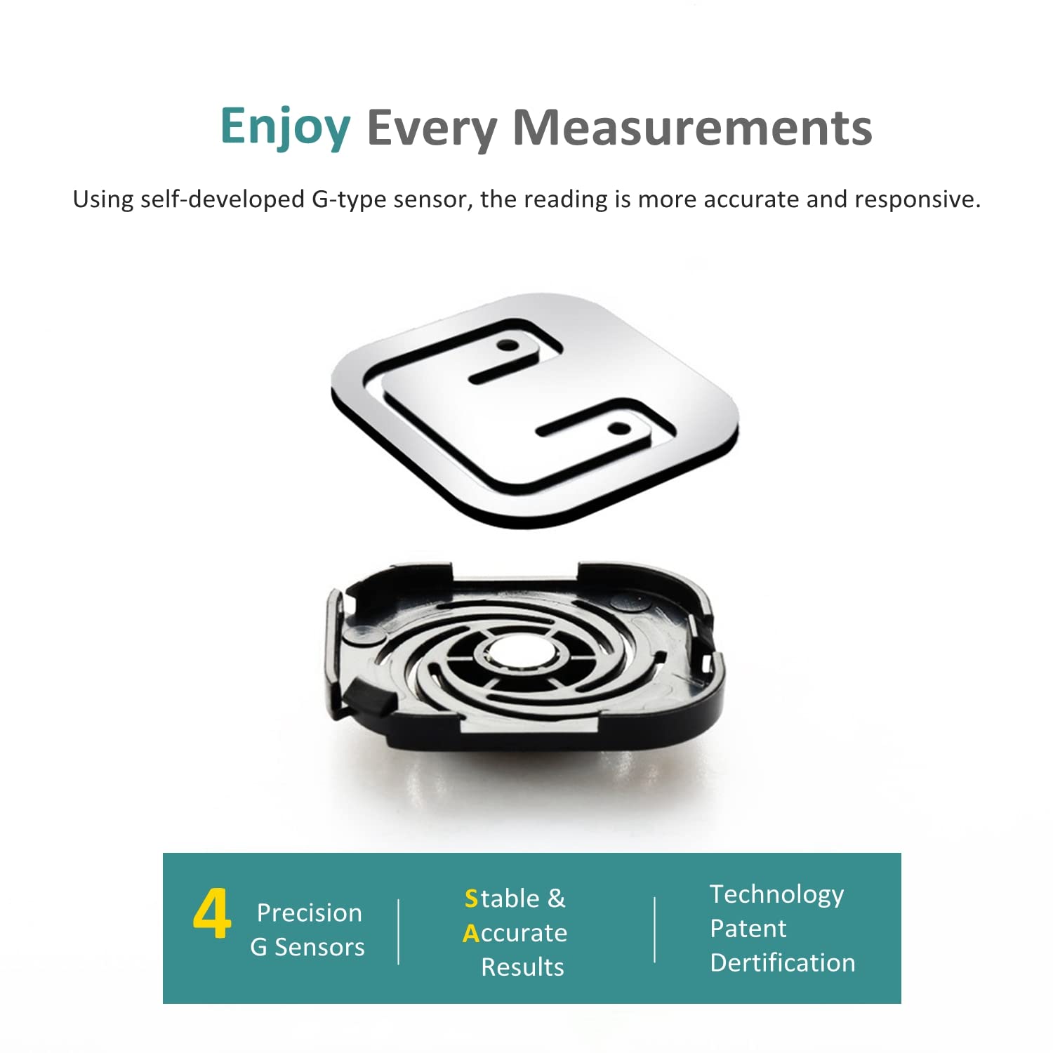 Digital Bathroom Scale for Body Weight Precision Weighing Scale | 0.2lb Increment, Max 330lb, Clear Screen, Step On