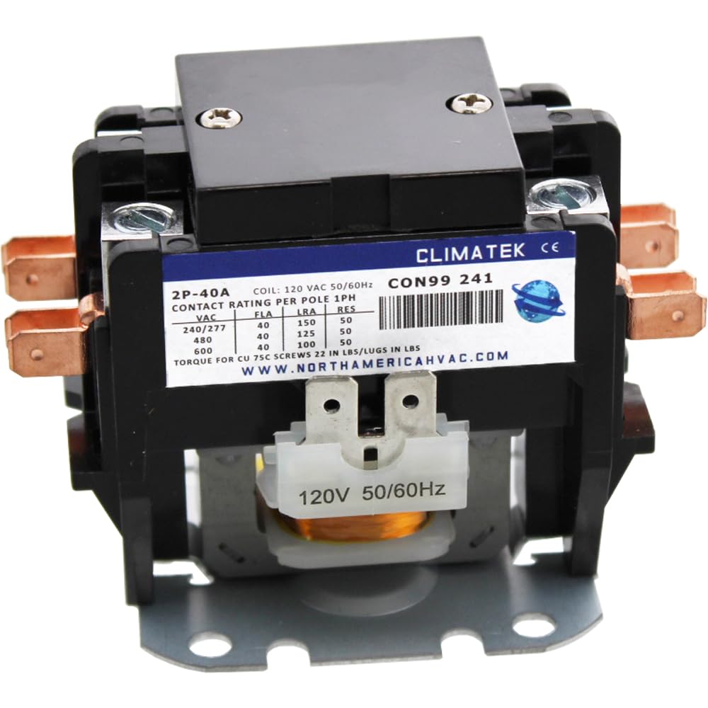 ClimaTek Condenser Contactor Relay Replaces 17426, C240B, DP401202, 45GG20A