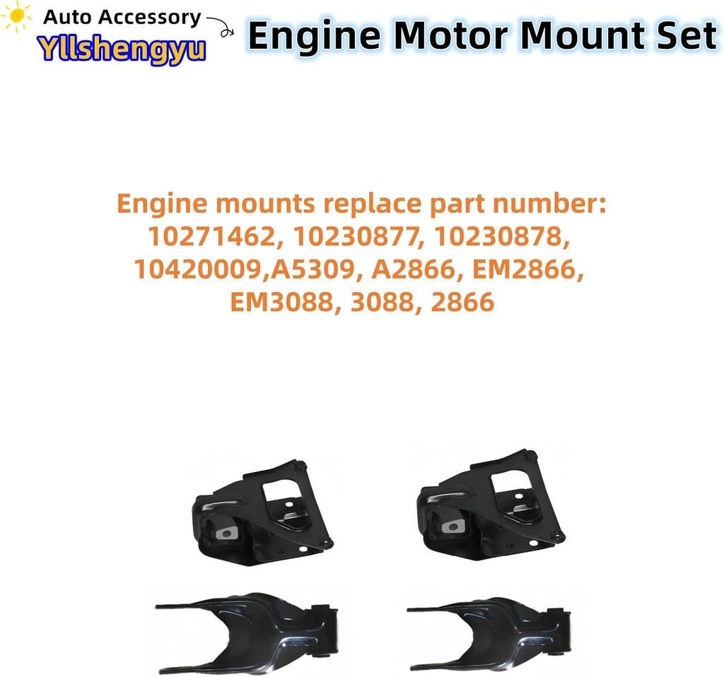 Engine Motor Transmission Mount Kit for Multiple 3.8L V6