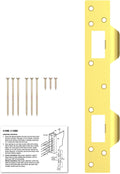 U10385 U9480 Door Strike Plate Reinforcement Plate for Exterior Interior Door Deadbolt Fix Door Frame Door Jamb
