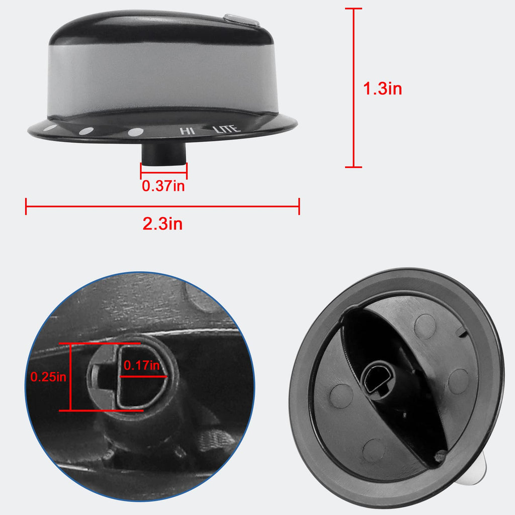 AMI PARTS 74011287 Surface Gas Range Burner Knob Replacement