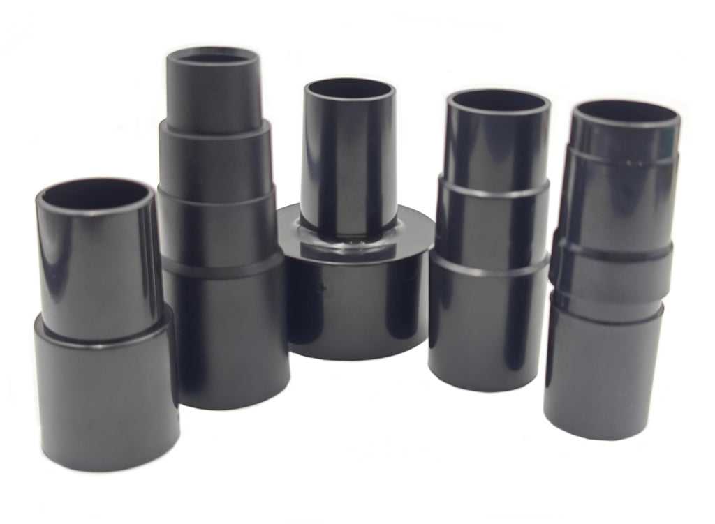 Velodi Plastic Hose Connector Reducer Attachments Fits Vacuum Cleaner(5PCS)