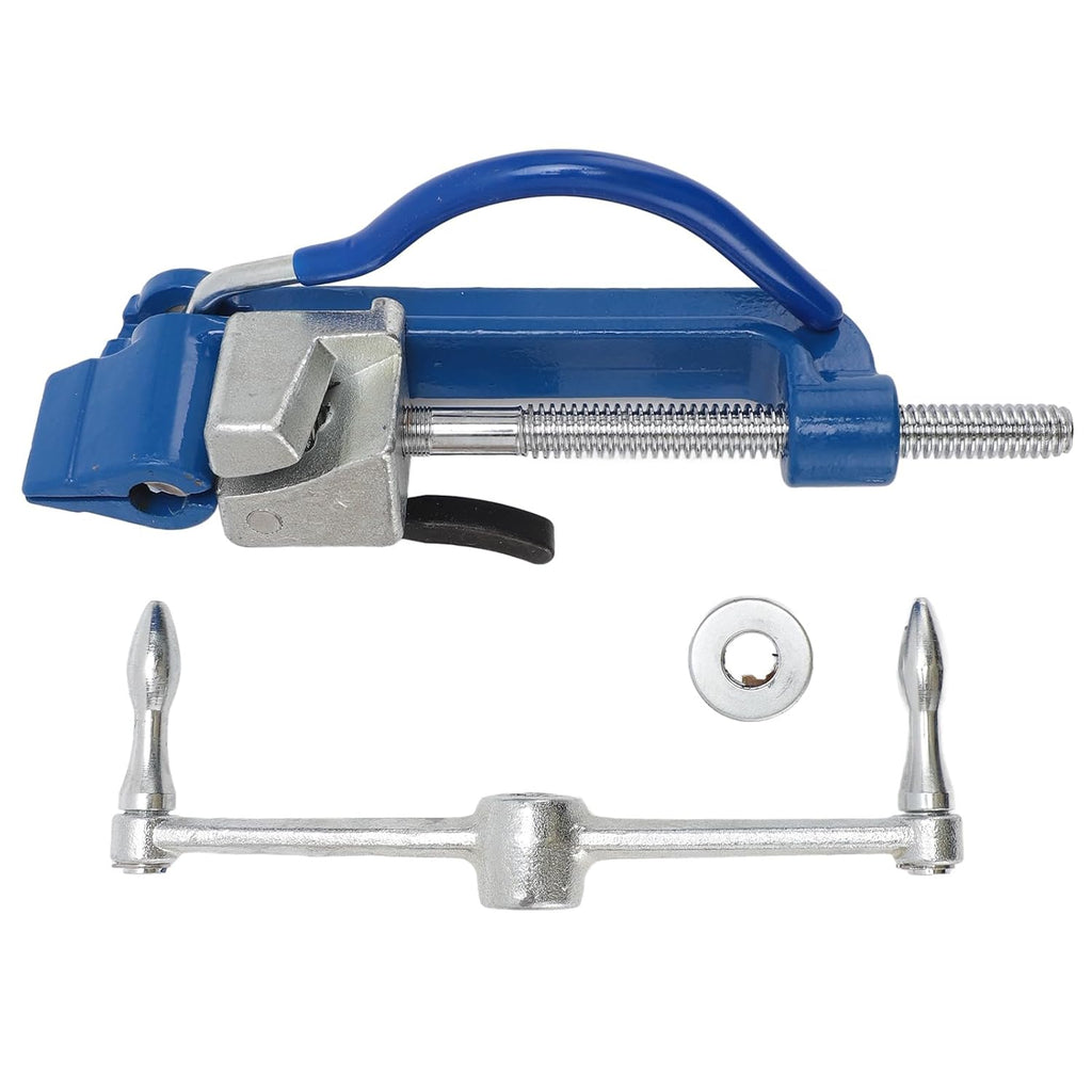 Steel Strap Bander Kit, Stainless Steel Strapping Tool, Coordinated Operation Knob Ergonomic Handle Tool with Secure