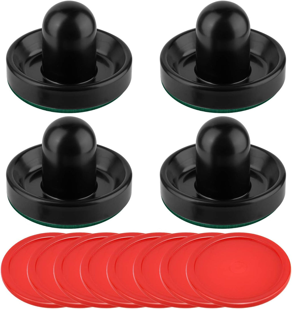 Air Hockey Pushers and Pucks, Air Hockey Paddles, Goal Handles Paddles Replacement Accessories for Game Tables (4