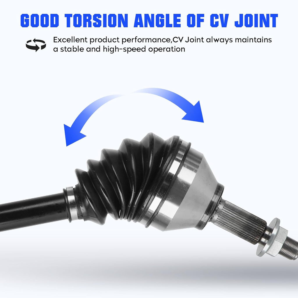 Front Right CV Axle Shaft Assembly Fit for Ford Explorer V6 3.5L 2011 2012 2013 2014 (Naturally Aspirated, Only for FWD), Replace for 66-2283, 1 pcs Passenger Side CV Joint Shaft
