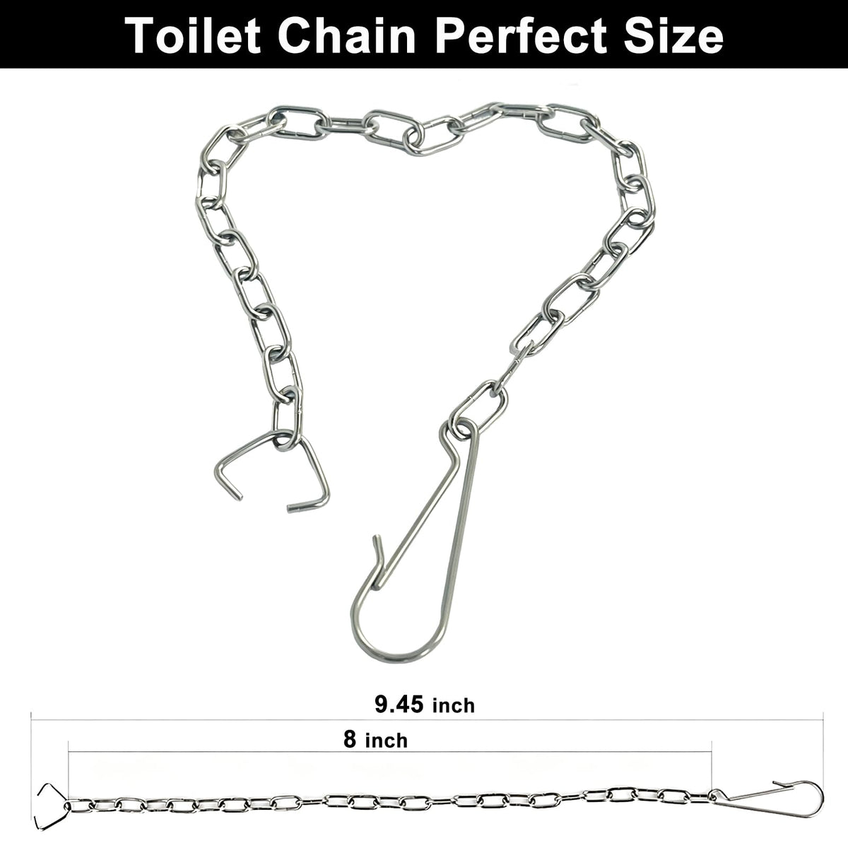 NEYZIG 4 Pack Toilet Flapper Chain Replacement Kit